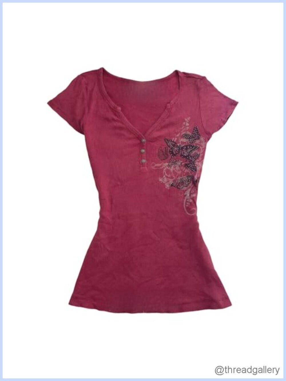 Y2K Grunge Graphic Tee Short Sleeve Round Neck Women Y2k Twee Emo Top